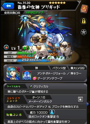 畜産の女神 ブリギッド